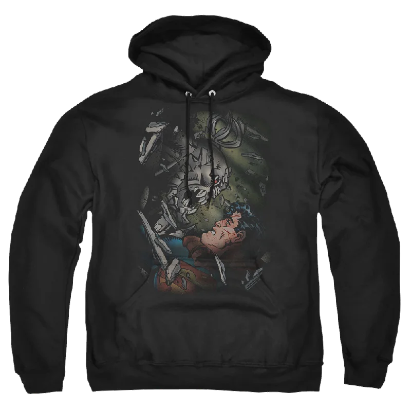 trendy hooded sweatshirtSuperman Epic Battle - Pullover Hoodie