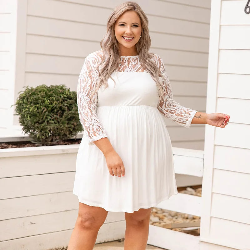 relaxed fit dressWeekend Memories Dress, Ivory