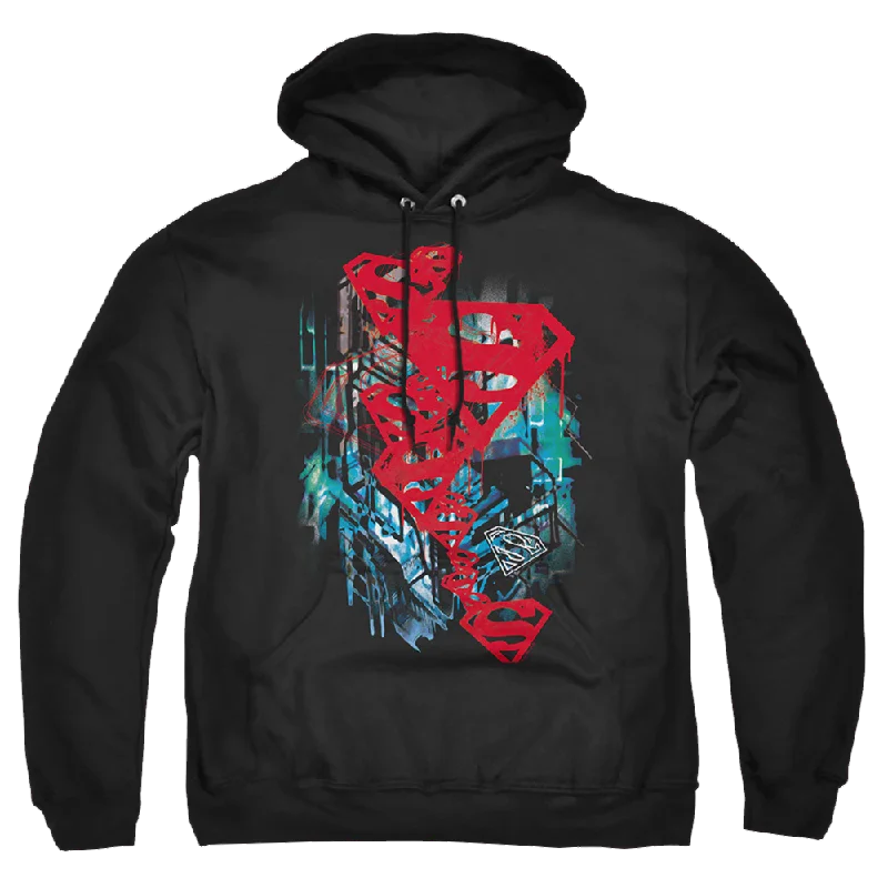 fashionable hoodieSuperman Gritty - Pullover Hoodie