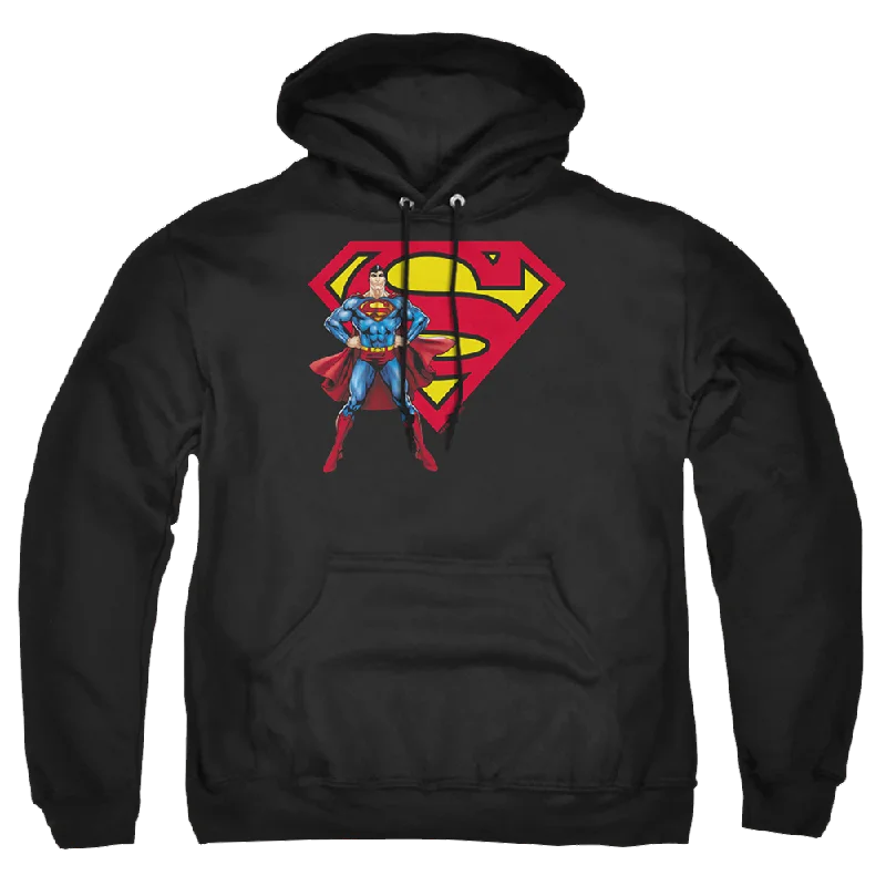 lightweight hooded sweatshirtSuperman Superman & Logo - Pullover Hoodie