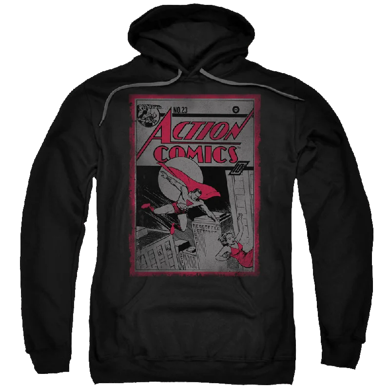 casual hoodie for fallSuperman Action Comics 23 - Pullover Hoodie