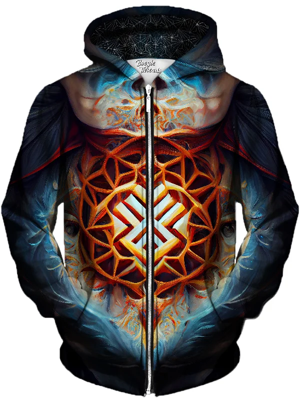 breathable hoodieKnowledge Of Purpose Unisex Zip-Up Hoodie