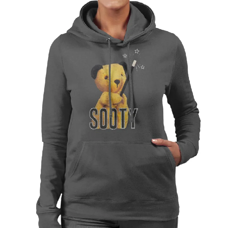 bold hoodie with logoSooty Retro Magic Wand Women's Hooded Sweatshirt