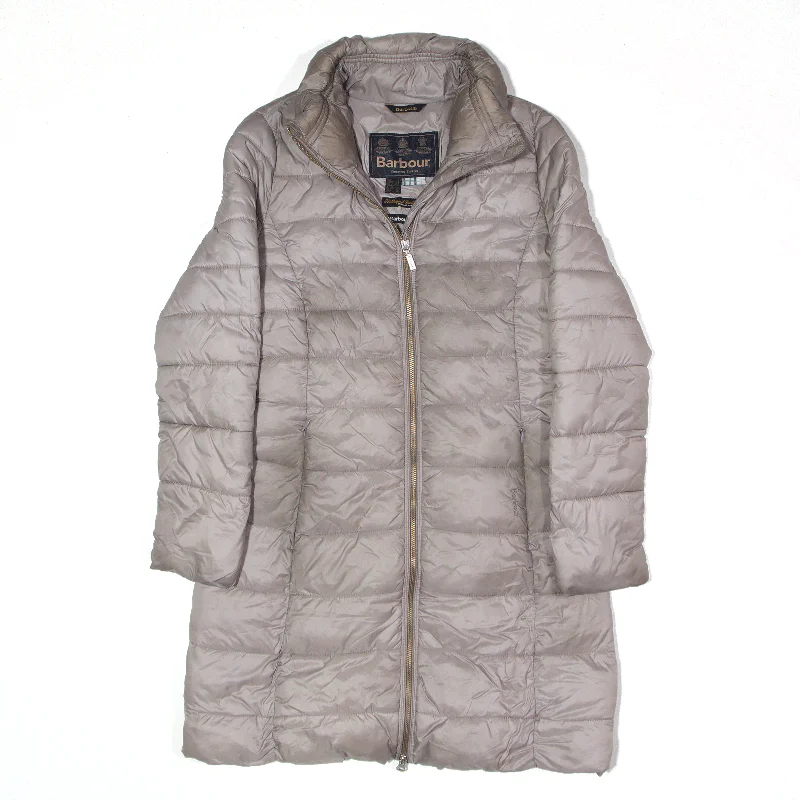 breathable jacketBARBOUR Ervine Puffer Coat Beige Womens UK 8