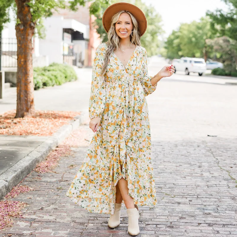 ruffle dressTalking Bout' My Girl Dress, Yellow