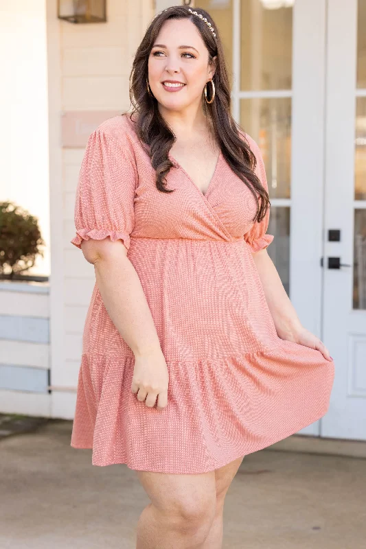 comfy dressPopping Queen Dress, Coral