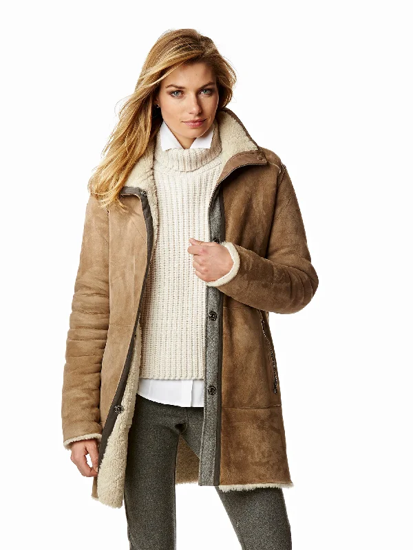 stylish blazer coatMilena Shearling Coat