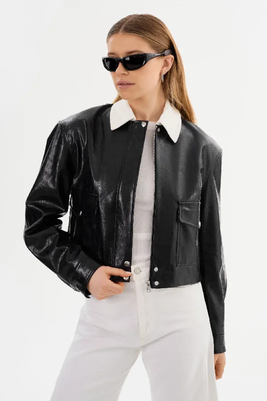 trendy jacketBRAYLIN | Faux Leather Jacket