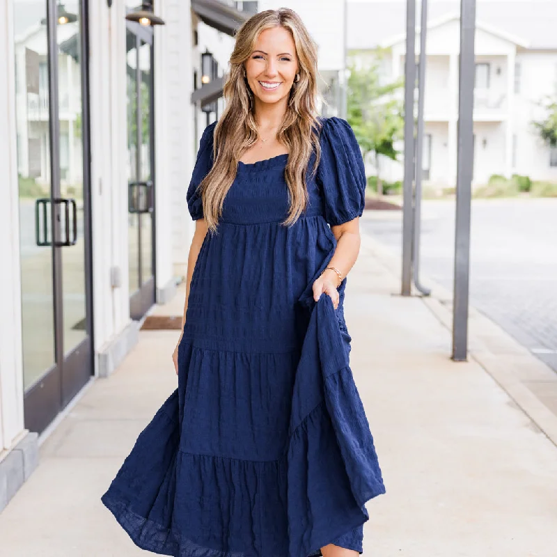 relaxed fit dressLet's Get Away Dress, Navy