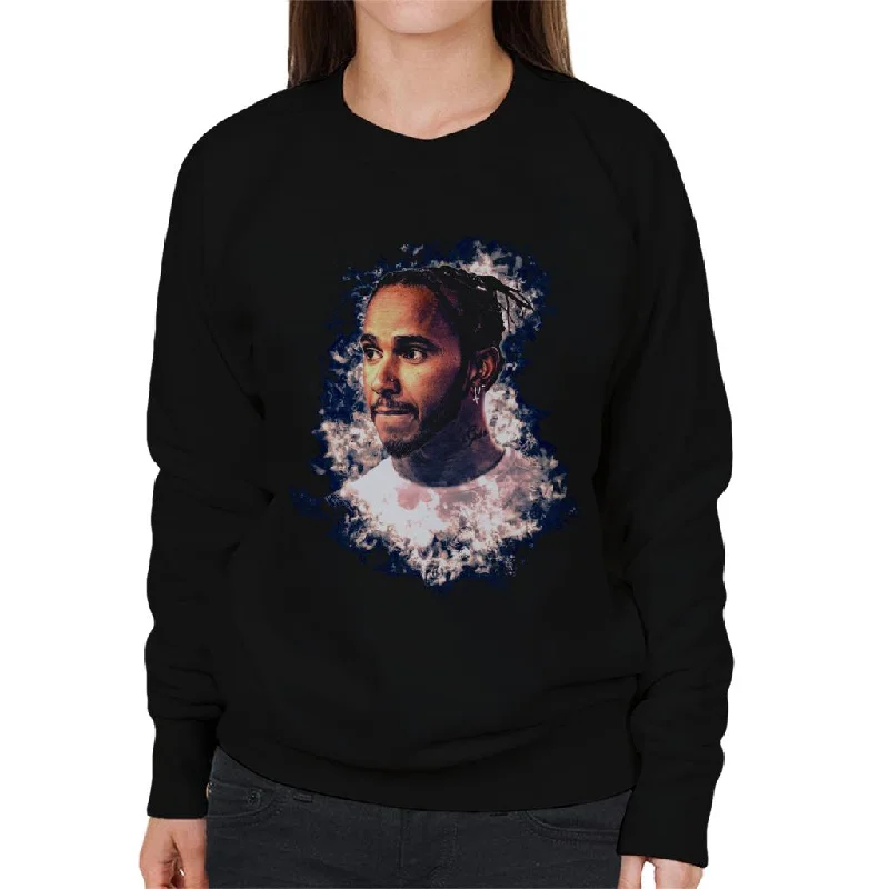 Motorsport Images Lewis Hamilton Portrait Women's Sweatshirt