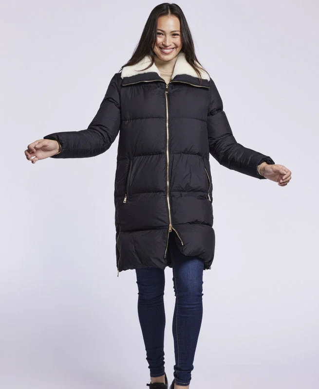 oversized puffer coat3020 Down coat with shearling collar January Special  $320 less 20% now  $256 use code Jan20