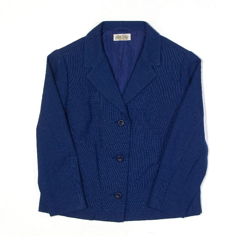 fashion-forward coatBON GENIE Blazer Jacket Blue Womens S