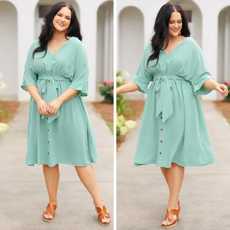 layered dressHopelessly Yours Dress, Sage