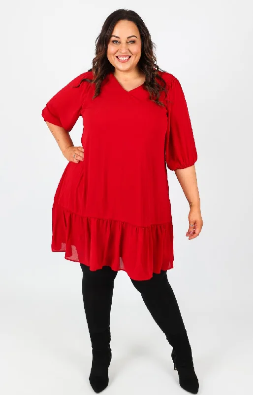 chic dressMellomi Holly Dress in Red