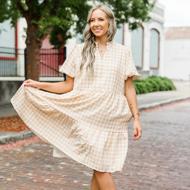 oversized dressSwing Of Things Dress, Taupe