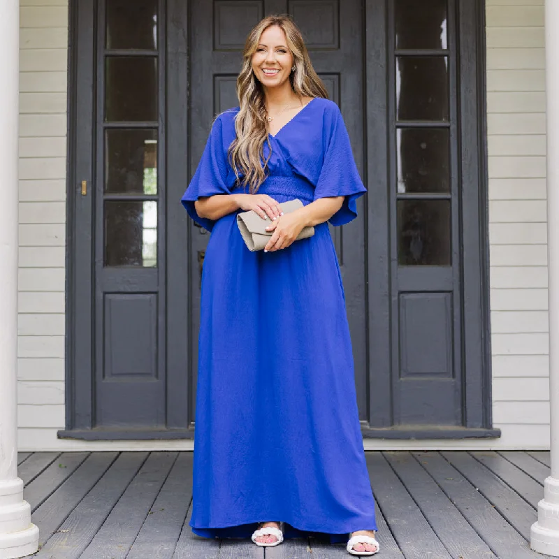 tiered dressFeeling Good Maxi Dress, Royal