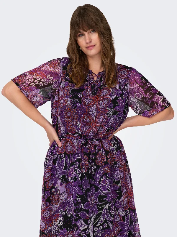 romantic dressOnly Carmakoma Lavender Paisley Dress