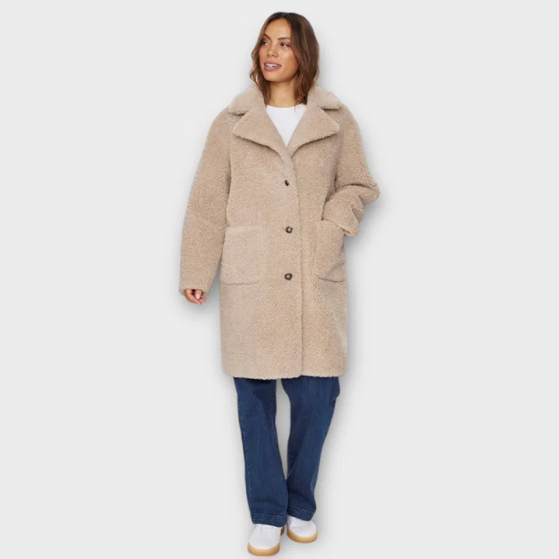 urban coatNumph Nuelliot Reversible Coat Sesame