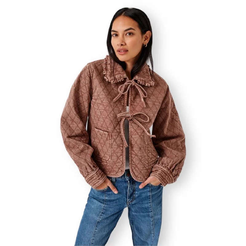 contemporary coatSeventy & Mochi Heidi jacket Washed Mocha