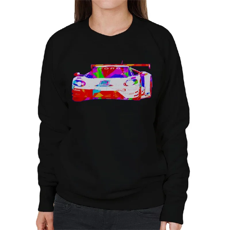 Motorsport Images Ford GT Circuit De La Sarthe Women's Sweatshirt