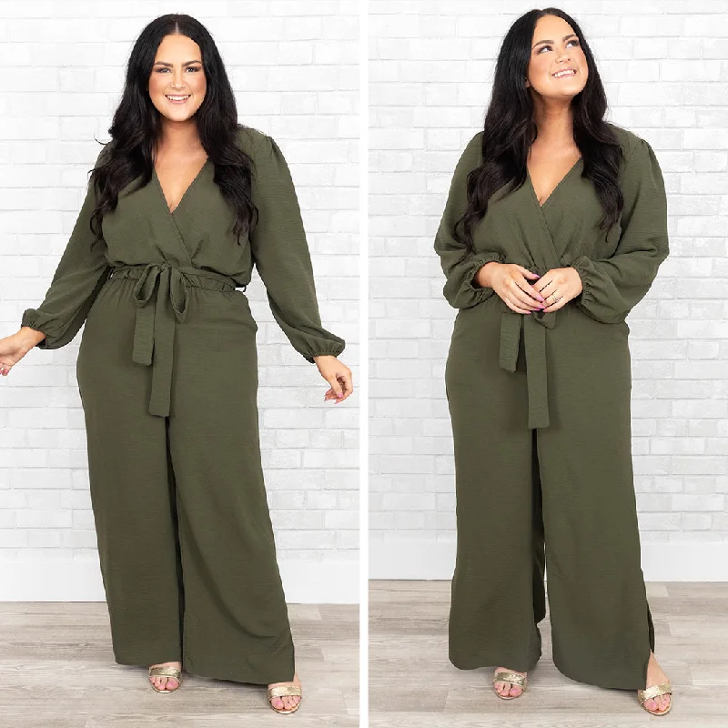 structured dressRuin The Friendship Jumpsuit, Olive