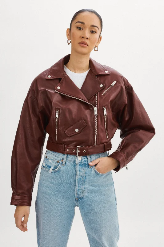 retro coatDYLAN | 80's Leather Biker Jacket